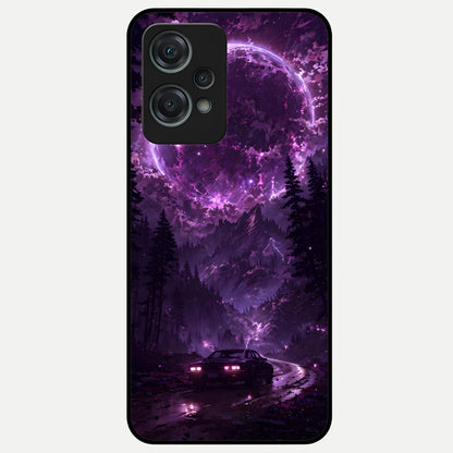  Eternal Cosmic Drive Glass Case For Oneplus Nord CE2 Lite back cover – full design glossy printed glass finish