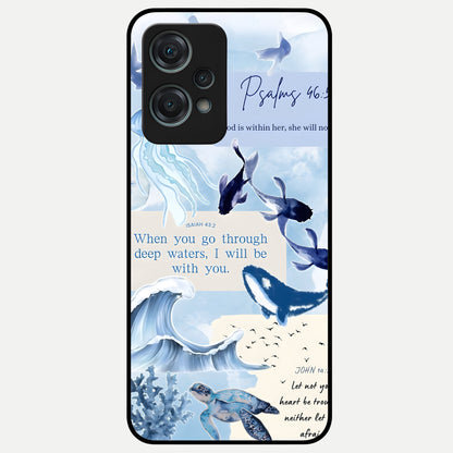  Faithful Ocean Promise Glass Case For Oneplus Nord CE2 Lite back cover – full design glossy printed glass finish