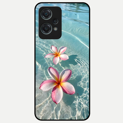  Floating Bloom Bliss Glass Case For Oneplus Nord CE2 Lite back cover – full design glossy printed glass finish