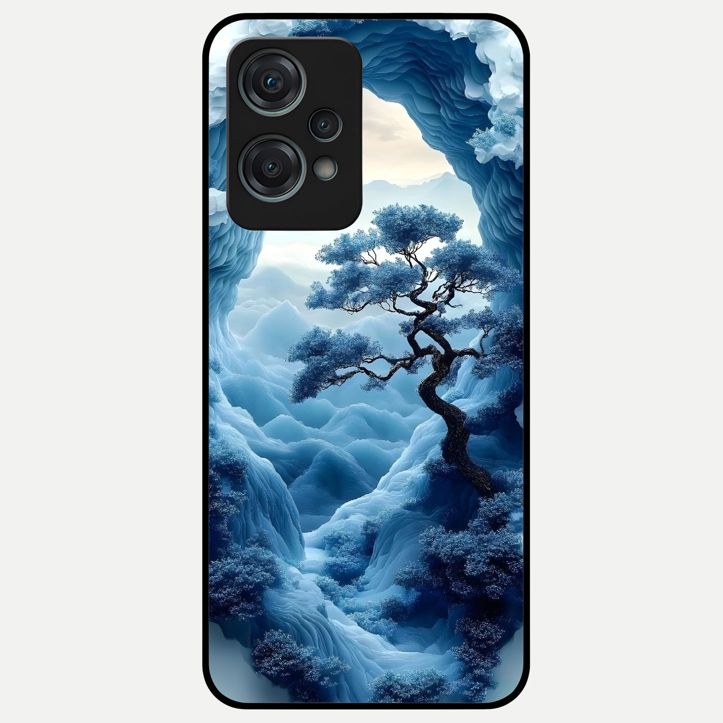  Frozen Serenity Gate Glass Case For Oneplus Nord CE2 Lite back cover – full design glossy printed glass finish