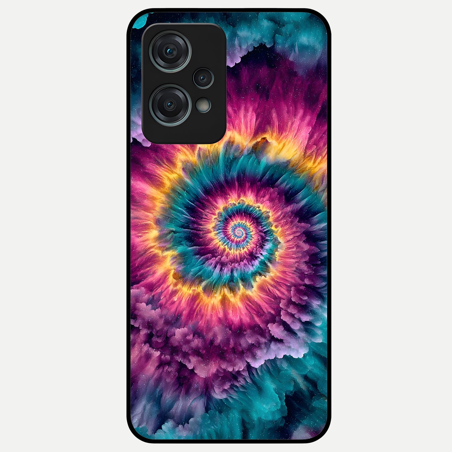  Galactic Spiral Burst Glass Case For Oneplus Nord CE2 Lite back cover – full design glossy printed glass finish