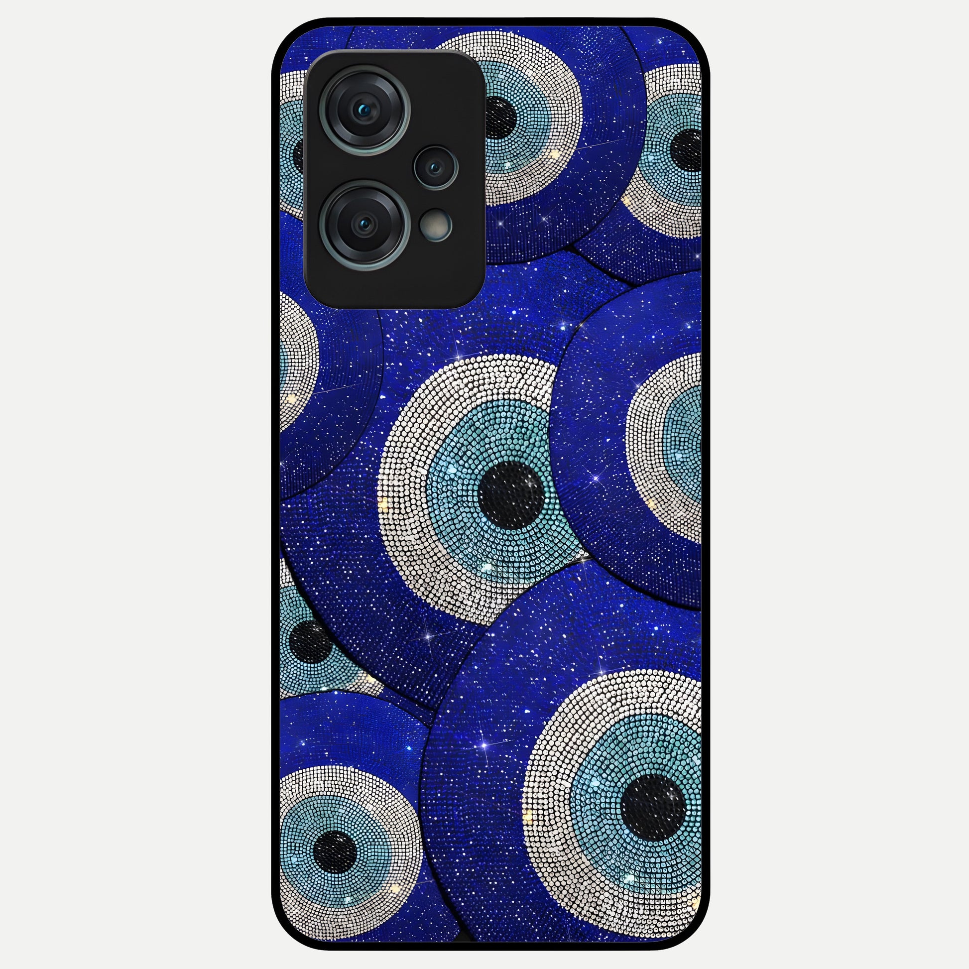  Galaxy Eye Flow Glass Case For Oneplus Nord CE2 Lite back cover – full design glossy printed glass finish