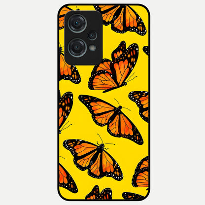  Golden Wing Flight Glass Case For Oneplus Nord CE2 Lite back cover – full design glossy printed glass finish