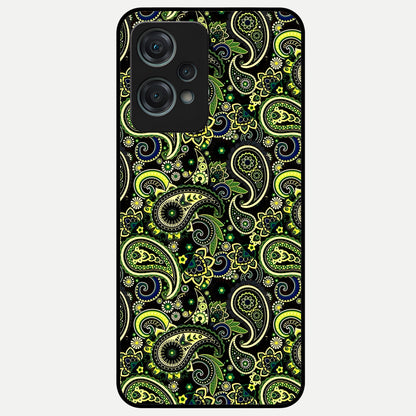  Green Lemon Glass Case For Oneplus Nord CE2 Lite back cover – full design glossy printed glass finish
