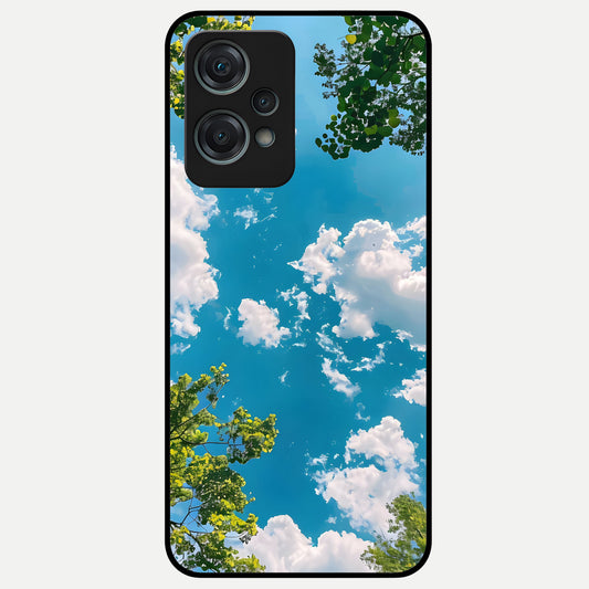  Green Moon Energy Glass Case For Oneplus Nord CE2 Lite back cover – full design glossy printed glass finish