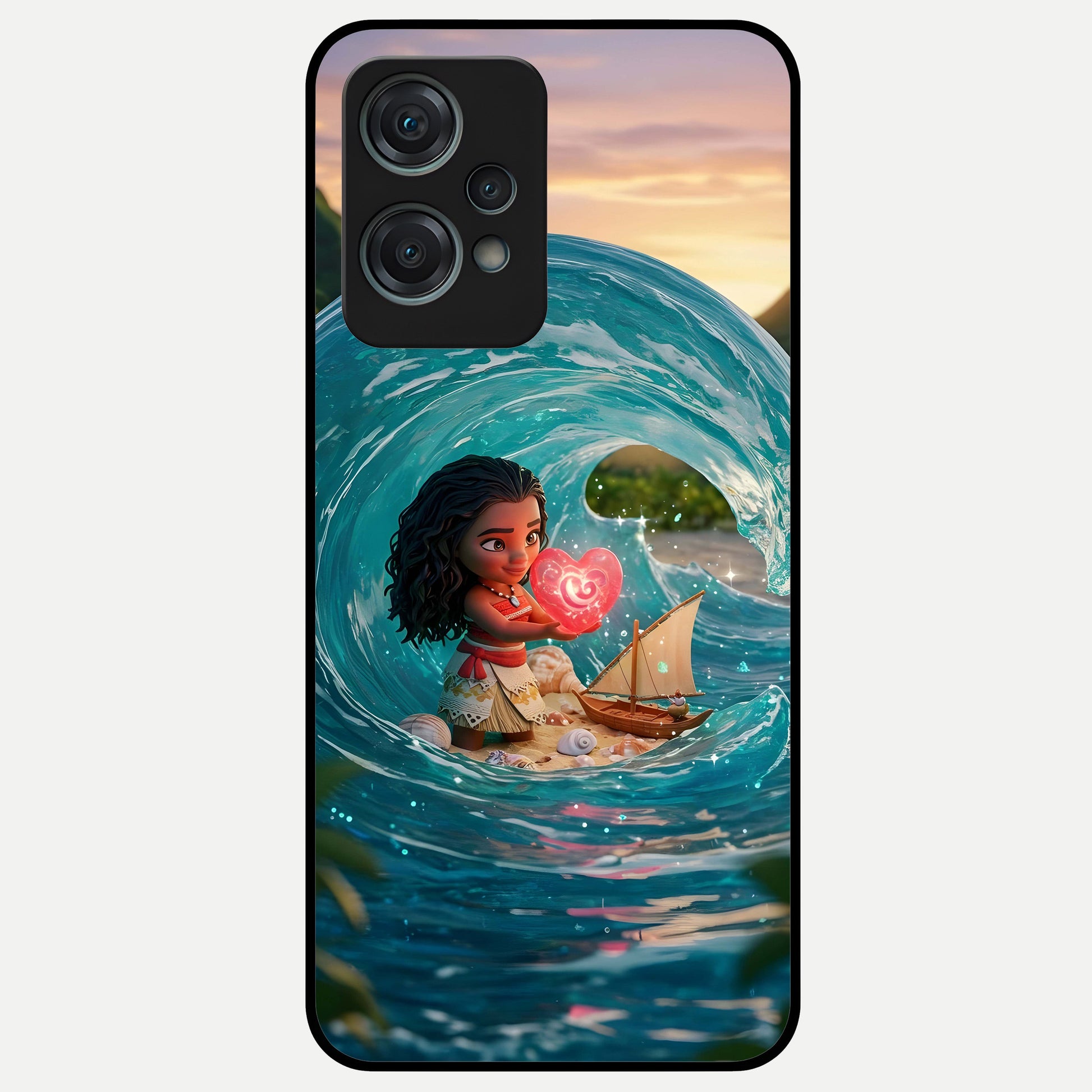  Heart of Ocean Glass Case For Oneplus Nord CE2 Lite back cover – full design glossy printed glass finish