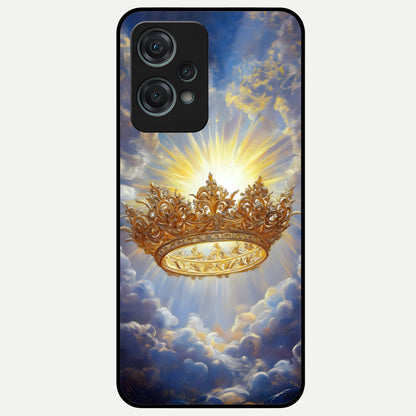  Heavenly Crown Light Glass Case For Oneplus Nord CE2 Lite back cover – full design glossy printed glass finish