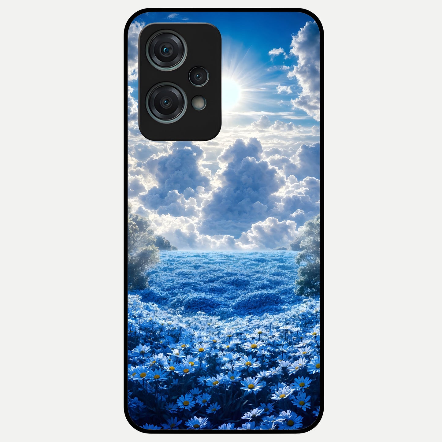  Heavenly Daisy Horizon Glass Case For Oneplus Nord CE2 Lite back cover – full design glossy printed glass finish