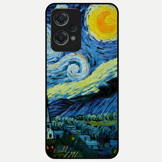  Inspired Van Gogh Art Glass Case For Oneplus Nord CE2 Lite back cover – full design glossy printed glass finish
