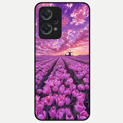  Lavender Dream Skies Glass Case For Oneplus Nord CE2 Lite back cover – full design glossy printed glass finish