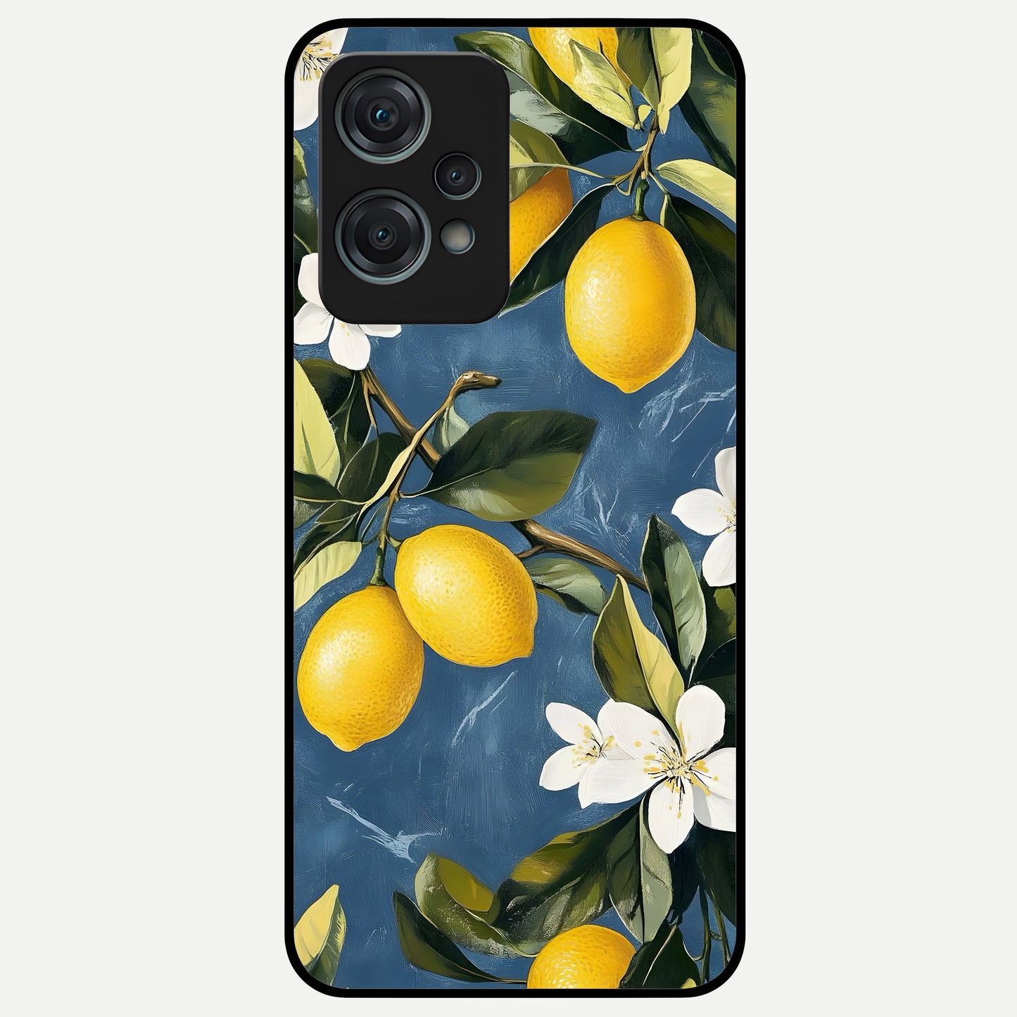  Lemon Dream Garden Glass Case For Oneplus Nord CE2 Lite back cover – full design glossy printed glass finish