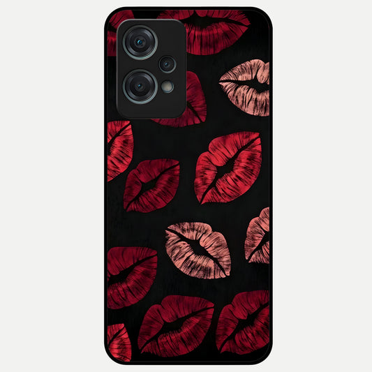  Midnight Kiss Love Glass Case For Oneplus Nord CE2 Lite back cover – full design glossy printed glass finish