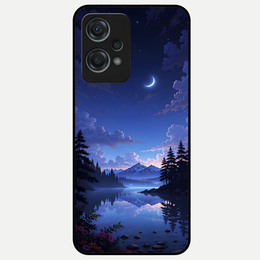  Midnight Lake Peace Glass Case For Oneplus Nord CE2 Lite back cover – full design glossy printed glass finish