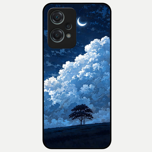 Midnight Sky Serenity Glass Case For Oneplus Nord CE2 Lite back cover – full design glossy printed glass finish