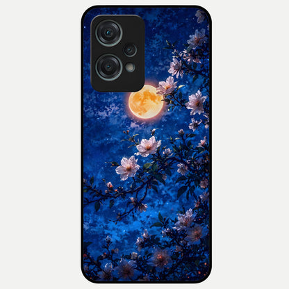  Moonlit Blossoms Night Glass Case For Oneplus Nord CE2 Lite back cover – full design glossy printed glass finish