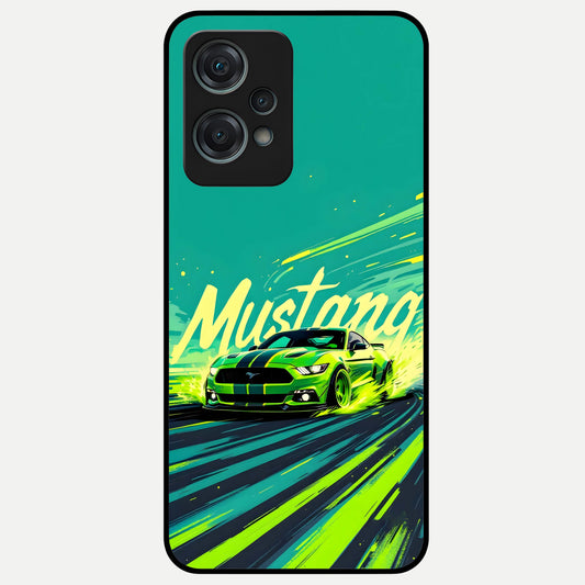  Mustang Bang Glass Case For Oneplus Nord CE2 Lite back cover – full design glossy printed glass finish