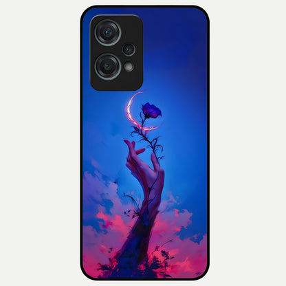  Mystic Hand Glass Case For Oneplus Nord CE2 Lite back cover – full design glossy printed glass finish
