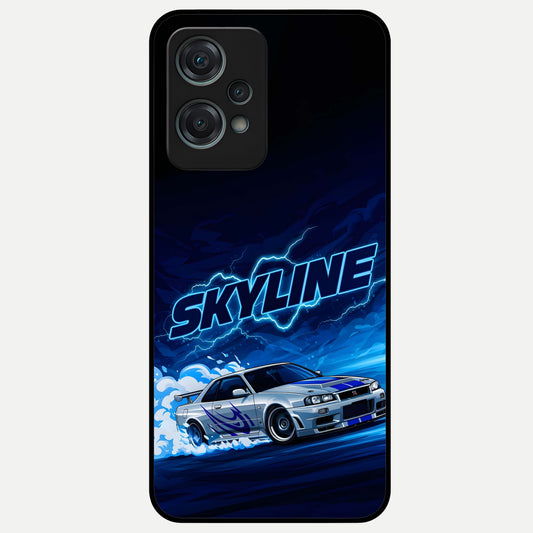  Neon Drift Beast Glass Case For Oneplus Nord CE2 Lite back cover – full design glossy printed glass finish