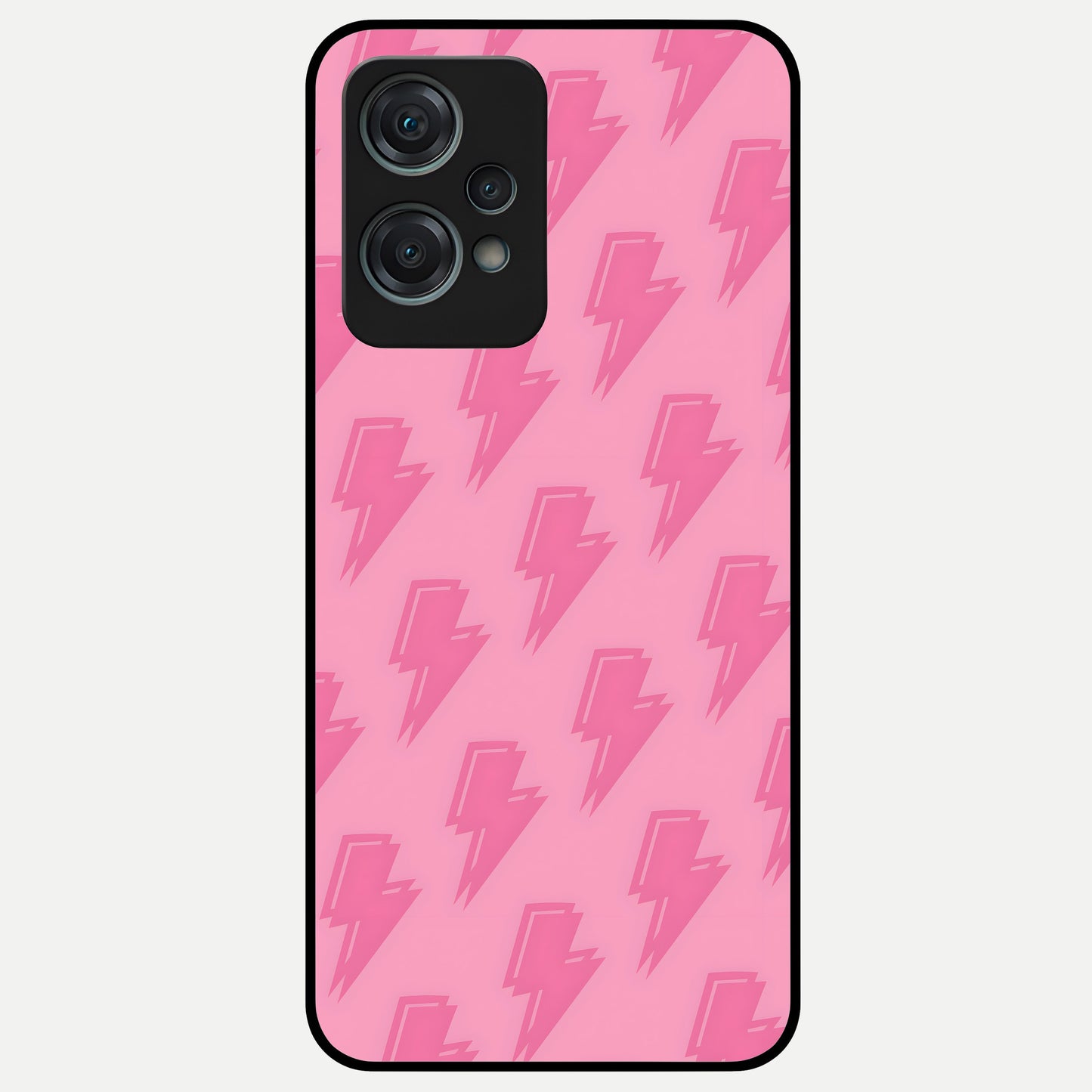  Pink Moo Magic Glass Case For Oneplus Nord CE2 Lite back cover – full design glossy printed glass finish