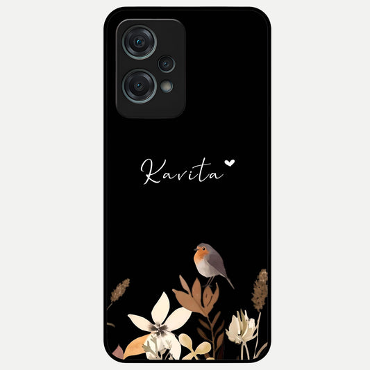  Quiet Garden Tune Custom Name Glass Case For Oneplus Nord CE2 Lite back cover – full design glossy printed glass finish