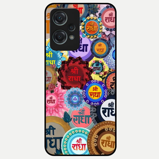  Radha Divine Bloom Glass Case For Oneplus Nord CE2 Lite back cover – full design glossy printed glass finish