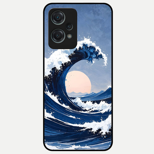  Rising Tide Power Glass Case For Oneplus Nord CE2 Lite back cover – full design glossy printed glass finish