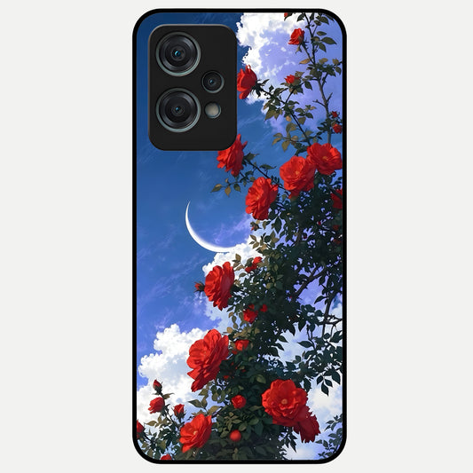  Rose Drift Flowers Glass Case For Oneplus Nord CE2 Lite back cover – full design glossy printed glass finish