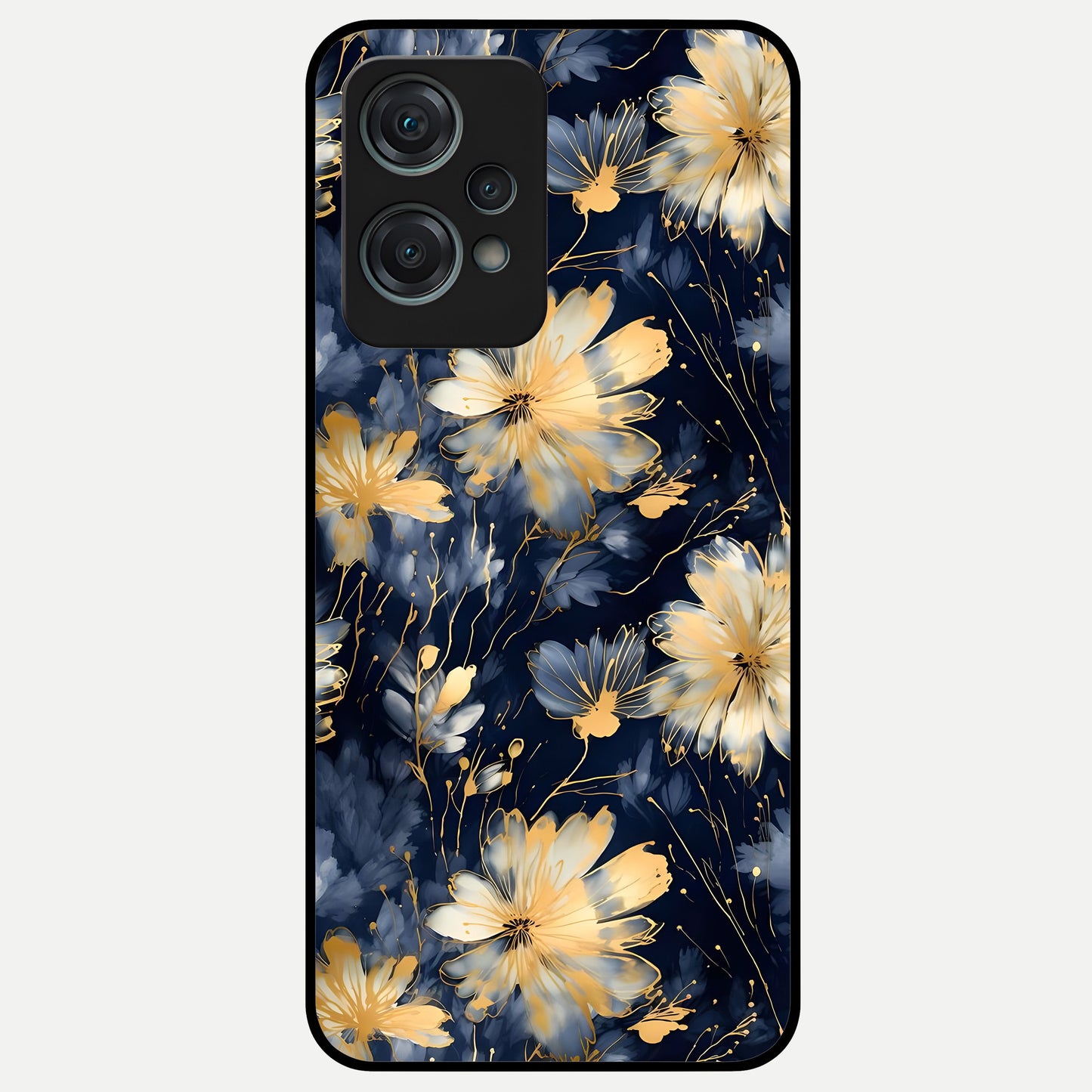 Royal Petal Dream Glass Case For Oneplus Nord CE2 Lite back cover – full design glossy printed glass finish