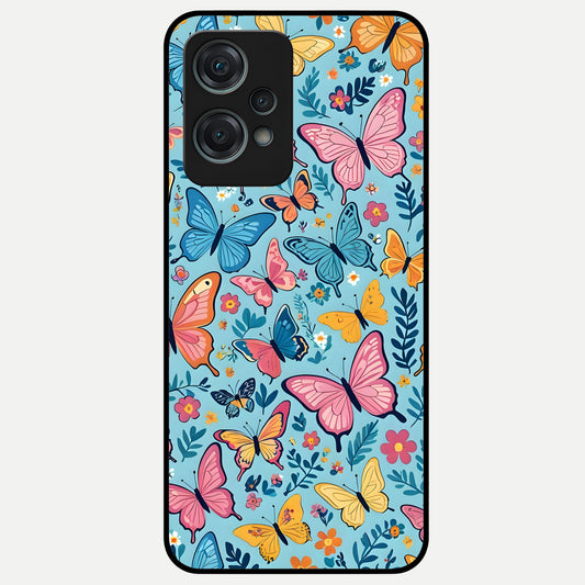  Spring Wing Garden Glass Case For Oneplus Nord CE2 Lite back cover – full design glossy printed glass finish