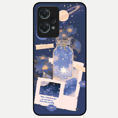  Starlit Cosmic Jar Glass Case For Oneplus Nord CE2 Lite back cover – full design glossy printed glass finish
