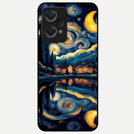  Starry Sky Serenity Glass Case For Oneplus Nord CE2 Lite back cover – full design glossy printed glass finish