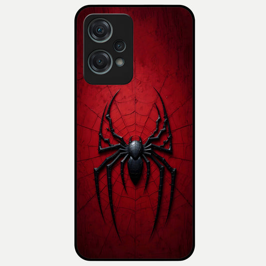  Superhero Web Emblem Glass Case For Oneplus Nord CE2 Lite back cover – full design glossy printed glass finish