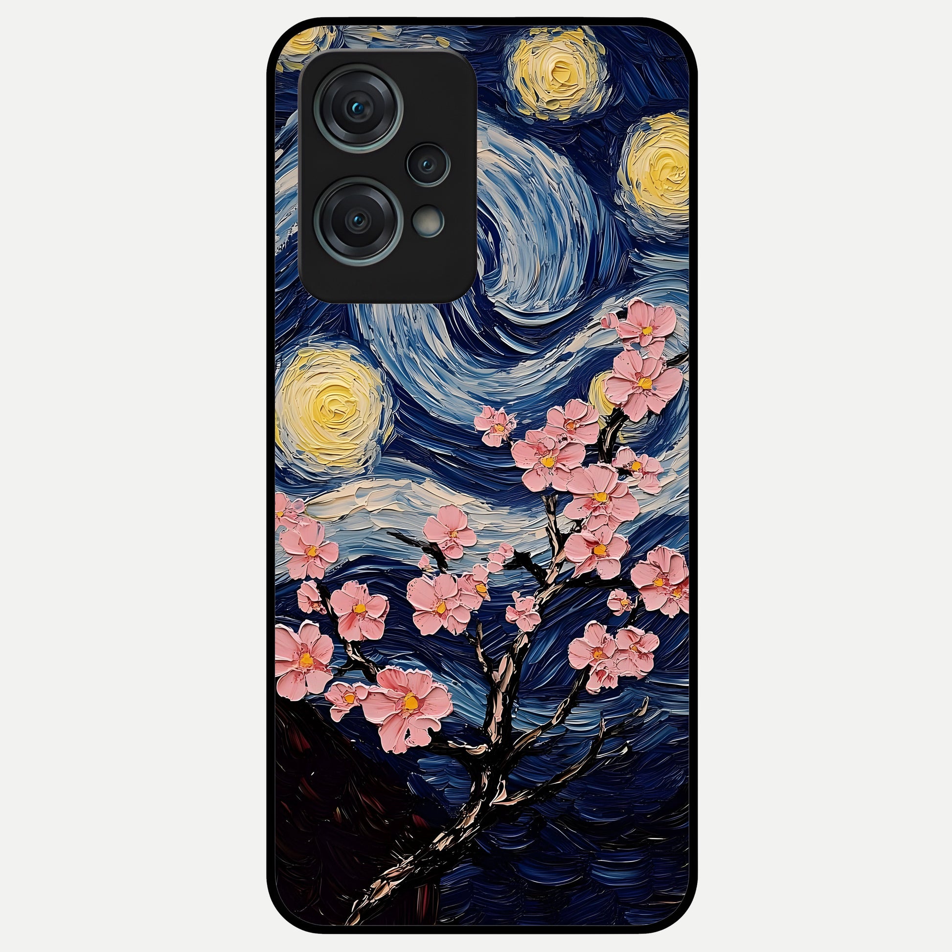  Van Gogh Scenery Glass Case For Oneplus Nord CE2 Lite back cover – full design glossy printed glass finish