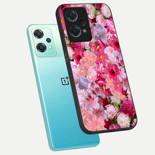  Bloom Crush Fantasy phone case For Oneplus Nord CE2 Lite showing premium glass back cover with detailed artwork