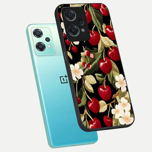  Blooming Spendor Bird phone case For Oneplus Nord CE2 Lite showing premium glass back cover with detailed artwork