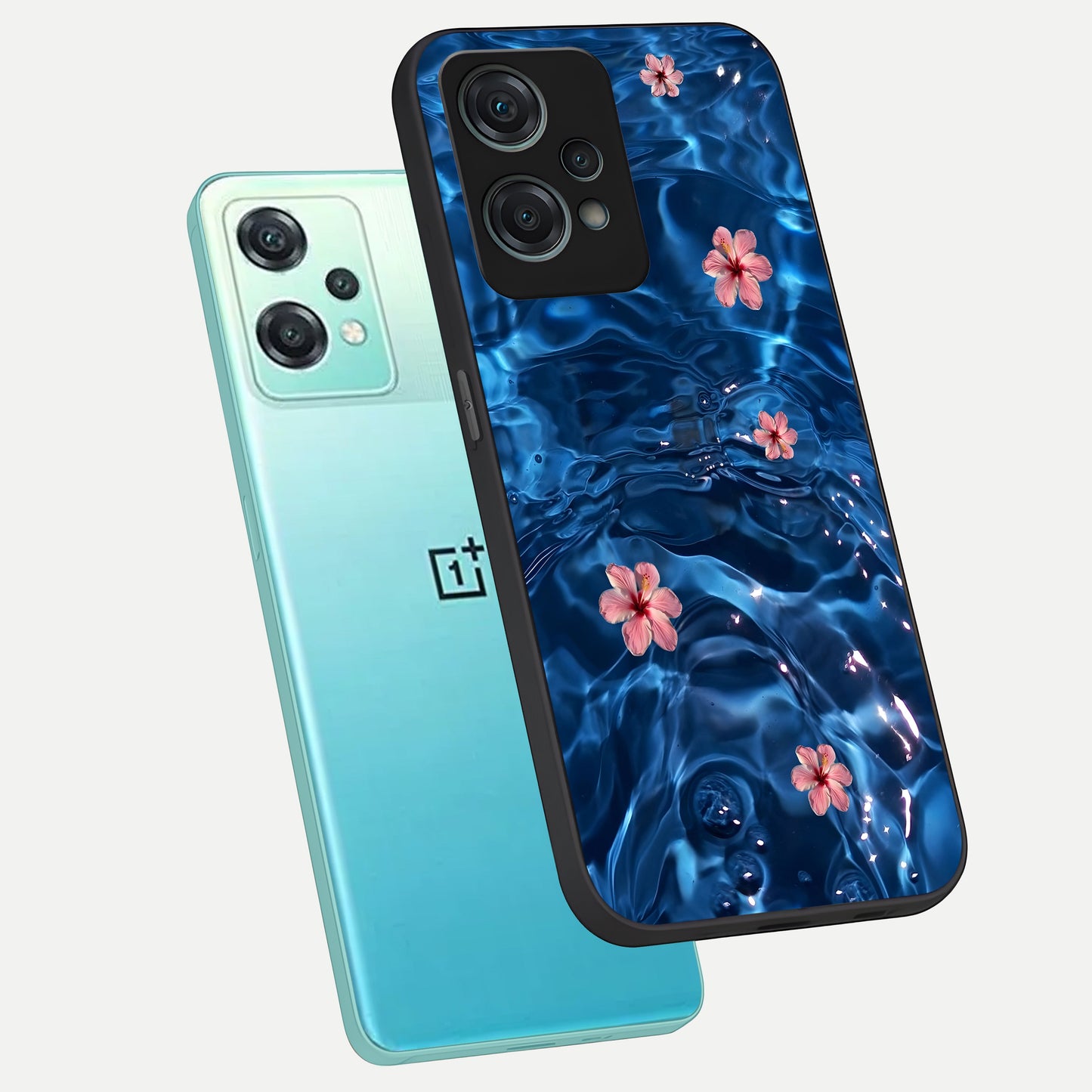  Bloom Thread Art phone case For Oneplus Nord CE2 Lite showing premium glass back cover with detailed artwork