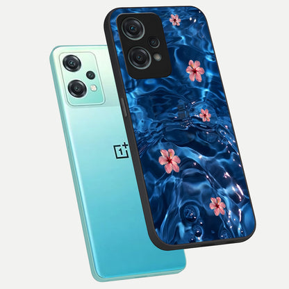  Bloom Thread Art phone case For Oneplus Nord CE2 Lite showing premium glass back cover with detailed artwork