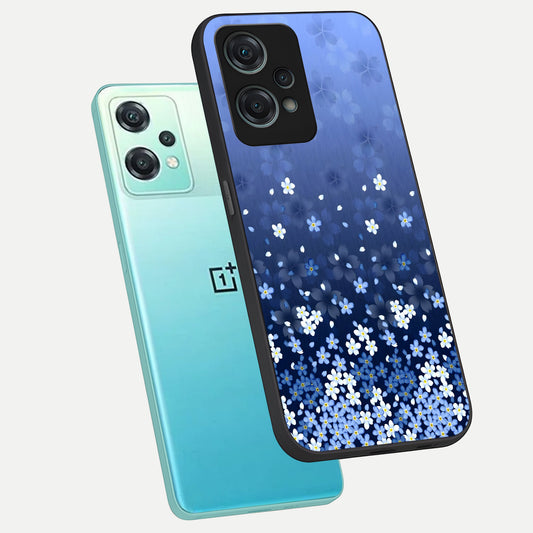  Blue Starry phone case For Oneplus Nord CE2 Lite showing premium glass back cover with detailed artwork