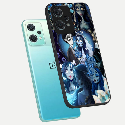  Butterfly Ghost Soul phone case For Oneplus Nord CE2 Lite showing premium glass back cover with detailed artwork