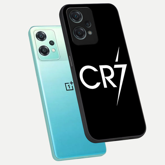  CR7 Elite Strike phone case For Oneplus Nord CE2 Lite showing premium glass back cover with detailed artwork