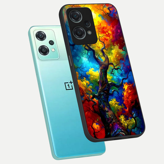  Colorful Soda Bottles phone case For Oneplus Nord CE2 Lite showing premium glass back cover with detailed artwork