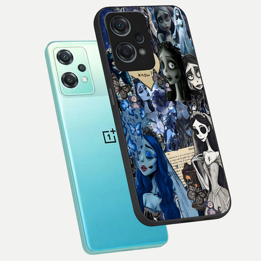  Corpse Bride Posters phone case For Oneplus Nord CE2 Lite showing premium glass back cover with detailed artwork