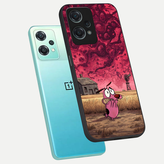  Courage Under Sky phone case For Oneplus Nord CE2 Lite showing premium glass back cover with detailed artwork
