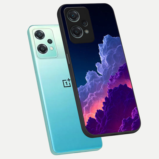  Dreamy Cloud Skies phone case For Oneplus Nord CE2 Lite showing premium glass back cover with detailed artwork