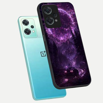  Eternal Cosmic Drive phone case For Oneplus Nord CE2 Lite showing premium glass back cover with detailed artwork