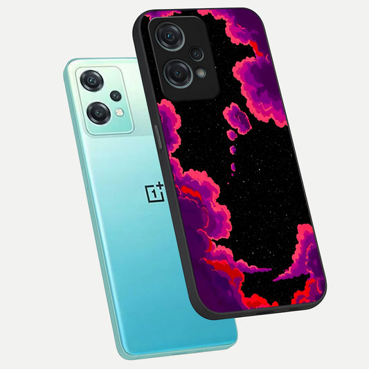  Galaxy Dream Frame phone case For Oneplus Nord CE2 Lite showing premium glass back cover with detailed artwork