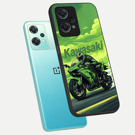  Greenery Sky phone case For Oneplus Nord CE2 Lite showing premium glass back cover with detailed artwork