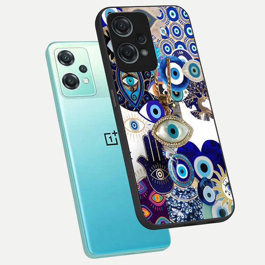  Mystic Charm Eye phone case For Oneplus Nord CE2 Lite showing premium glass back cover with detailed artwork