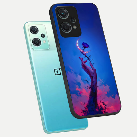 Mystic Hand phone case For Oneplus Nord CE2 Lite showing premium glass back cover with detailed artwork