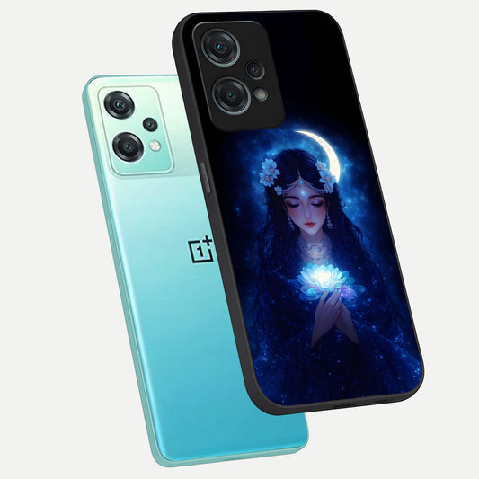  Mystic Moon Queen phone case For Oneplus Nord CE2 Lite showing premium glass back cover with detailed artwork